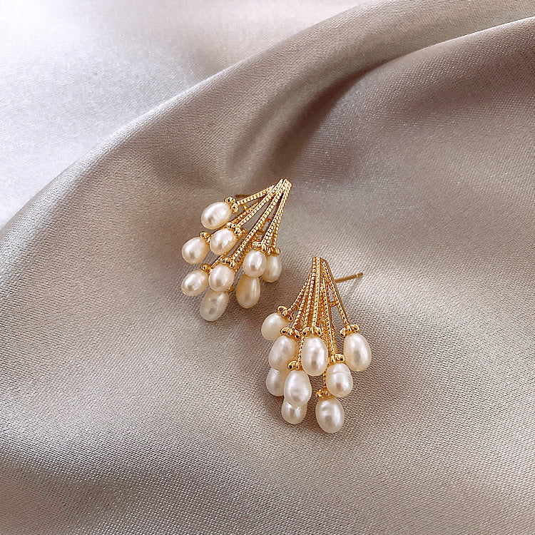 JADE PEARL RAIN EARRINGS