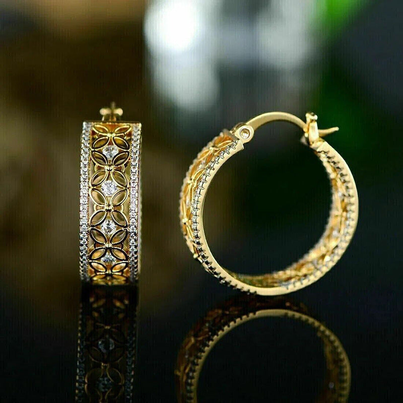 GILDED AGE GOLD EARRINGS