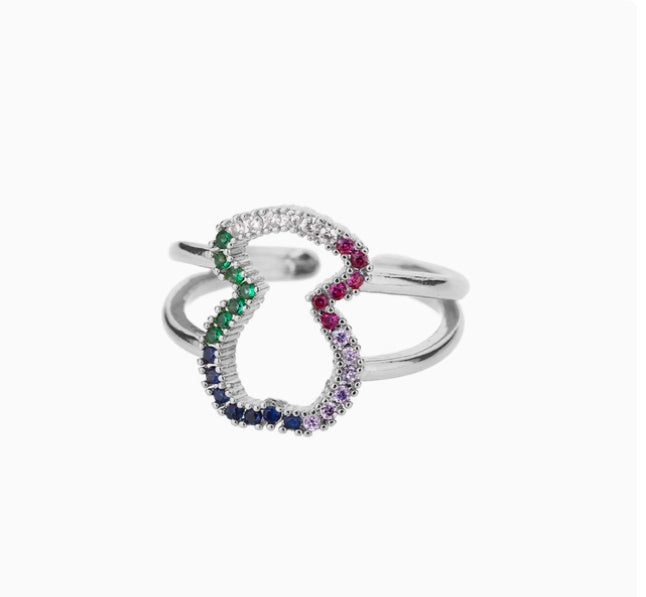 RETRO PERSONALITY HOLLOW RING