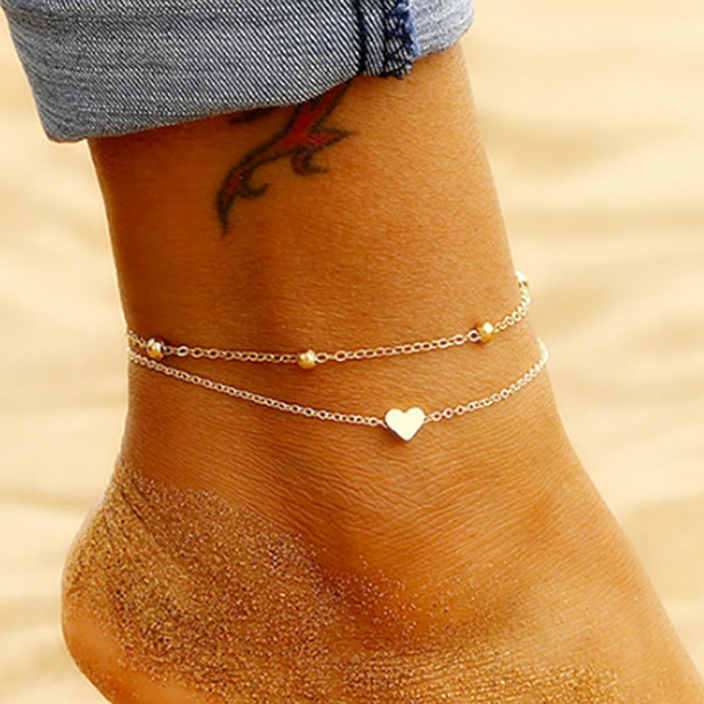 LAYERED LOVE ANKLET