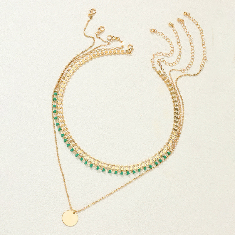 ANTIQUE-INSPIRED MULTI-LAYER NECKLACE