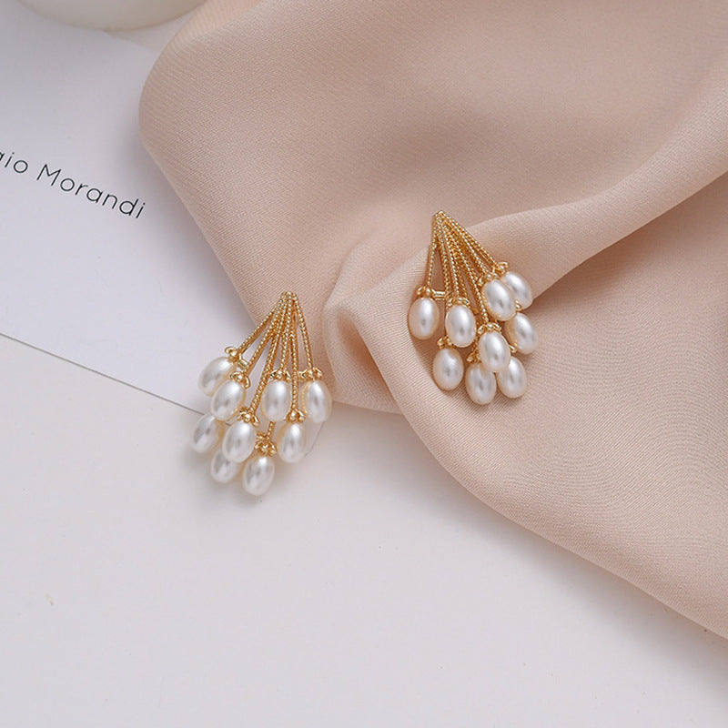 JADE PEARL RAIN EARRINGS