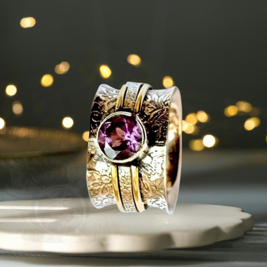 BOHEMIAN CRYSTAL MEDITATION RING