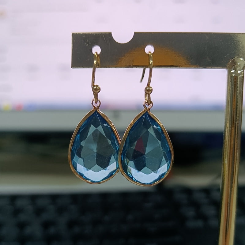 VINTAGE CRYSTAL DROP EARRINGS