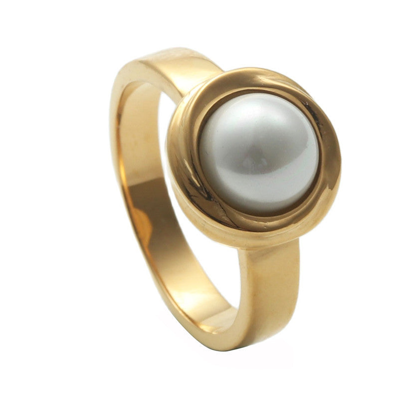 ELEGANT ALL PEARL RING