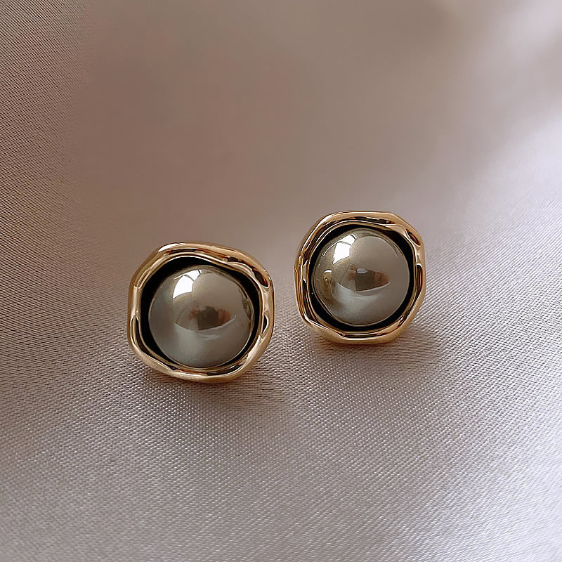 ELEGANT BLACK PEARL EARRINGS