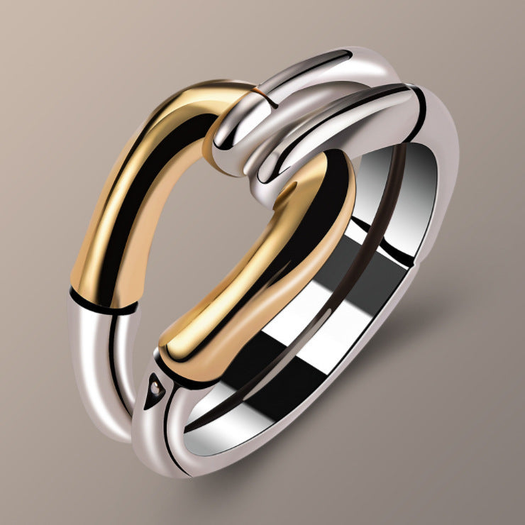 VINTAGE KNOTTED GOLD & SILVER