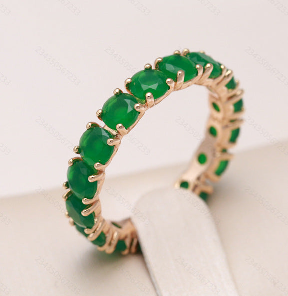 BLUE ICE ZIRCONIA RING
