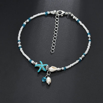 STAR AND SHELL BEACH ANKLET