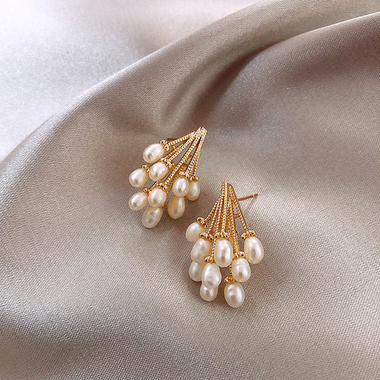 JADE PEARL RAIN EARRINGS