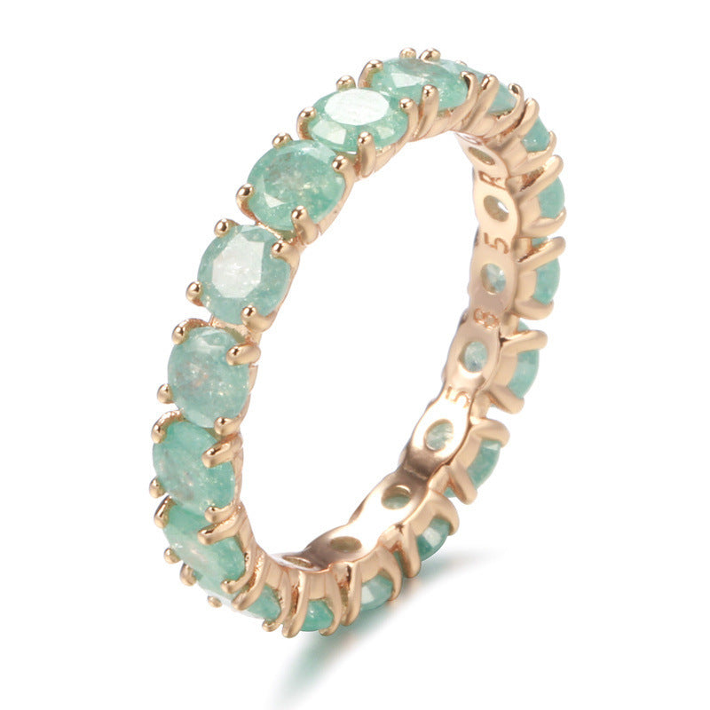BLUE ICE ZIRCONIA RING