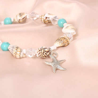 STARFISH PEARL VINTAGE ANKLET