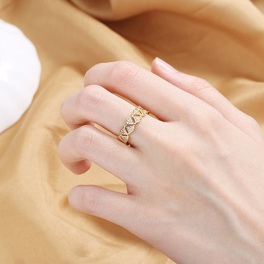 ELEGANT HOLLOW DESIGN  RING