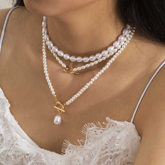 TIMELESS PEARL ELEGANT NECKLACE SET