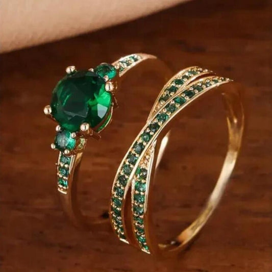 EMERALD ZIRCONIA SET