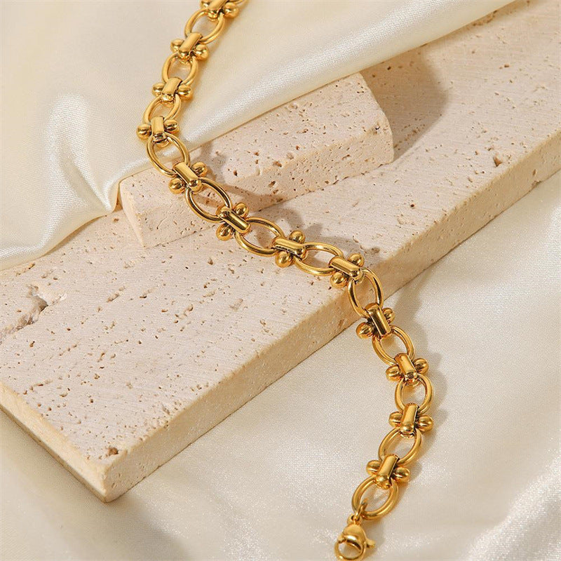 ARTISAN GOLD CHAIN BRACELET