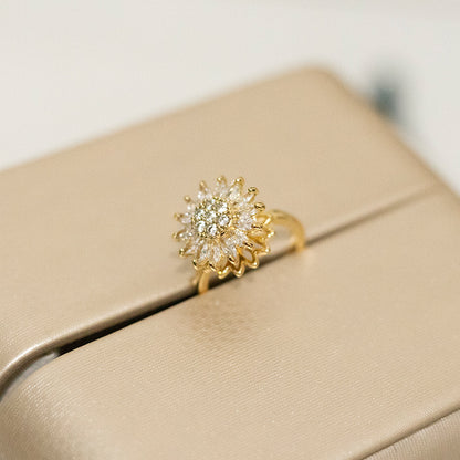 VINTAGE MICRO-SET ZIRCONIA RING
