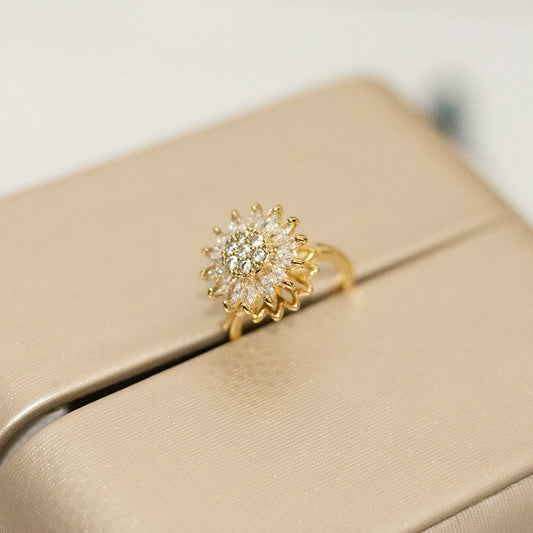 VINTAGE MICRO-SET ZIRCONIA RING