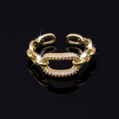 MICRO INLAID ZIRCON RING