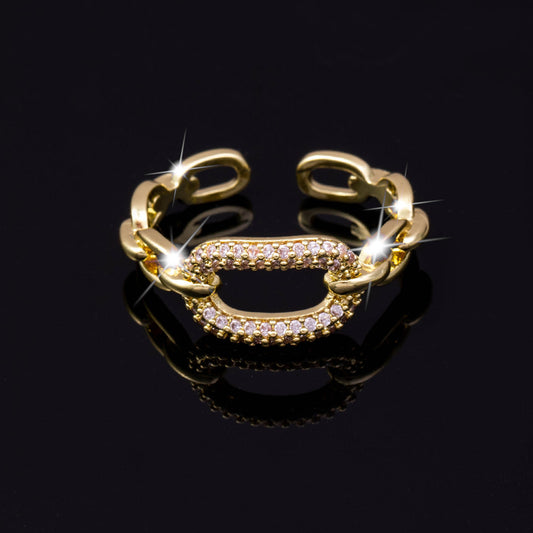 MICRO INLAID ZIRCON RING