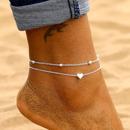 LAYERED LOVE ANKLET
