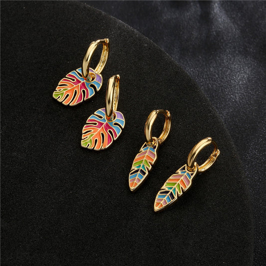 "Gold-plated bohemian drop earrings with chic lightweight design, perfect statement jewelry for women, festival wear, and boho fashion lovers."
