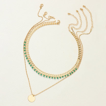 ANTIQUE-INSPIRED MULTI-LAYER NECKLACE