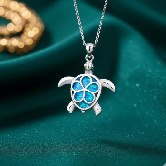 SEA TURTLE PENDANT NECKLACE