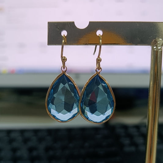 VINTAGE CRYSTAL DROP EARRINGS