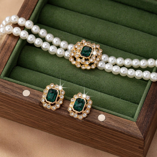 ELEGANT PEARL SQUARE SET