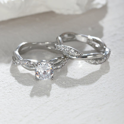 ELEGANT TWIST RING SET