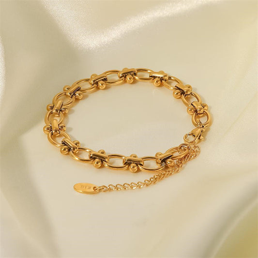 ARTISAN GOLD CHAIN BRACELET