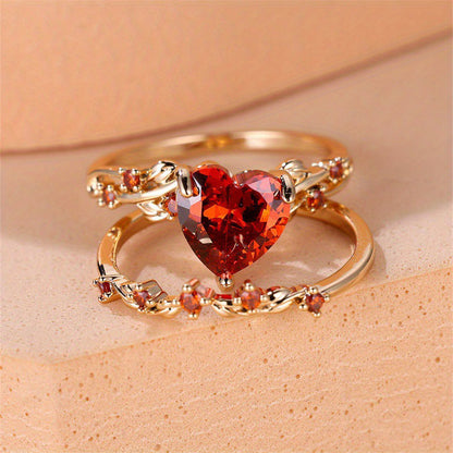 ANTIQUE RUBY STONE RING
